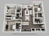 3 Bed 3 Bath Floor Plan 3 Bed 3 Bath Floor Plan at Heritage at Oakley Square, Cincinnati, OH, 45209